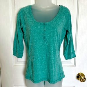 Cotton On Button Scoop Neck Top